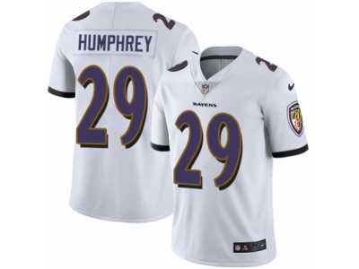 Youth Nike Baltimore Ravens #29 Marlon Humphrey Vapor Untouchable Limited White NFL Jersey