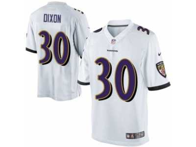 Youth Nike Baltimore Ravens #30 Kenneth Dixon Limited White NFL Jersey