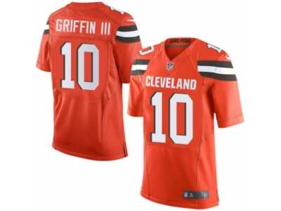 Men's Nike Cleveland Browns #10 Robert Griffin III Limited Orange Alternate NFL Jersey