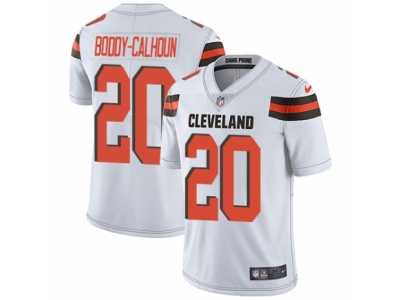 Men's Nike Cleveland Browns #20 Briean Boddy-Calhoun Vapor Untouchable Limited White NFL Jersey