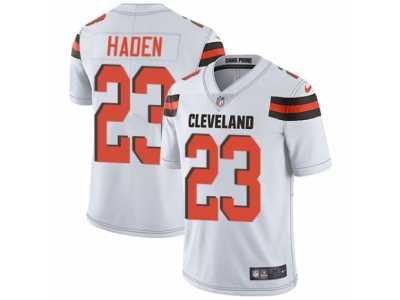 Men's Nike Cleveland Browns #23 Joe Haden Vapor Untouchable Limited White NFL Jersey