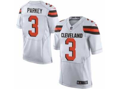 Men's Nike Cleveland Browns #3 Cody Parkey Limited White NFL Jersey