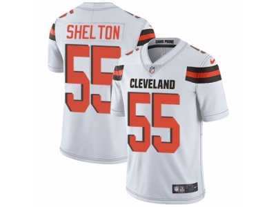 Men's Nike Cleveland Browns #55 Danny Shelton Vapor Untouchable Limited White NFL Jersey