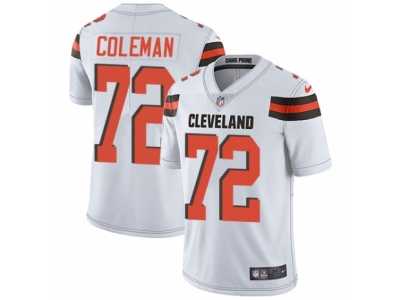 Men's Nike Cleveland Browns #72 Shon Coleman Vapor Untouchable Limited White NFL Jersey