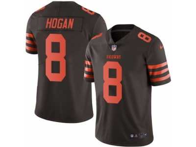 Men's Nike Cleveland Browns #8 Kevin Hogan Limited Brown Rush NFL Jersey