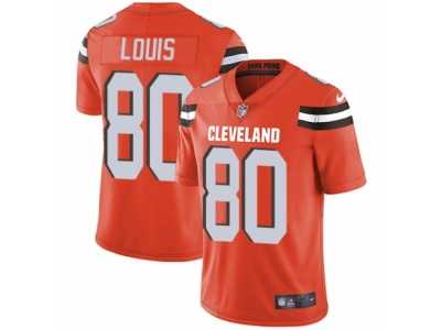Men's Nike Cleveland Browns #80 Ricardo Louis Vapor Untouchable Limited Orange Alternate NFL Jersey