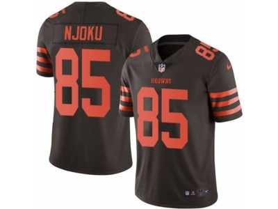 Men's Nike Cleveland Browns #85 David Njoku Limited Brown Rush NFL Jersey
