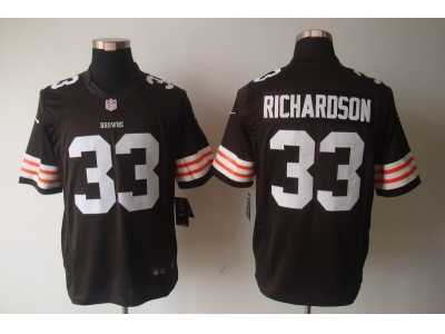 Nike NFL Cleveland Browns #33 Trent Richardson brown (Limited)jerseys