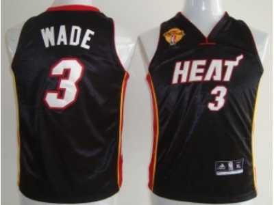 kids Miami Heats #3 Wade black[2011 Finals]