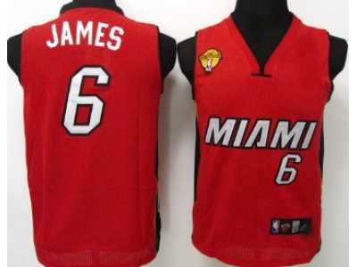 kids Miami Heats #6 James Swingman red[2011 Finals]