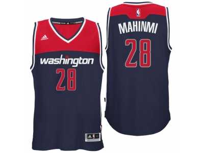 Men Washington Wizards #28 Ian Mahinmi Alternate Navy New Swingman Jersey