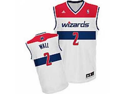 nba Washington Wizards #2 John Wall WHITE JERSEYS
