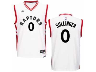 Men's Adidas Toronto Raptors #0 Jared Sullinger Swingman White Home NBA Jersey