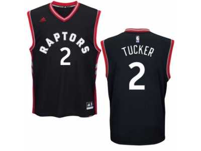 Men's Adidas Toronto Raptors #2 PJ Tucker Authentic Black Alternate NBA Jersey