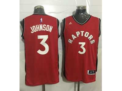 Toronto Raptors #3 James Johnson Red Stitched NBA Jersey
