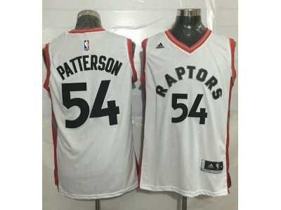 Toronto Raptors #54 Patrick Patterson White Stitched NBA Jersey