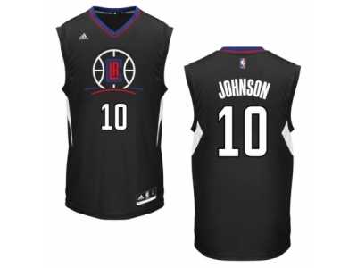 Men's Adidas Los Angeles Clippers #10 Brice Johnson Authentic Black Alternate NBA Jersey