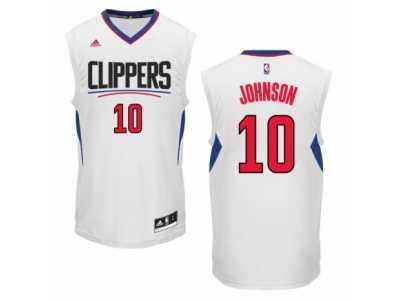 Men's Adidas Los Angeles Clippers #10 Brice Johnson Swingman White Home NBA Jersey