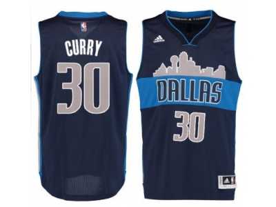 Men's Dallas Mavericks #30 Seth Curry adidas Navy Swingman climacool Jersey