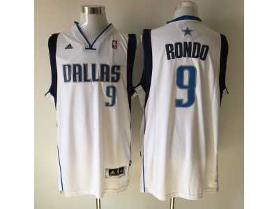 nba Dallas Mavericks #9 Rondo white jerseys