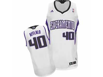 Men's Adidas Sacramento Kings #40 Arron Afflalo Swingman White Home NBA Jersey