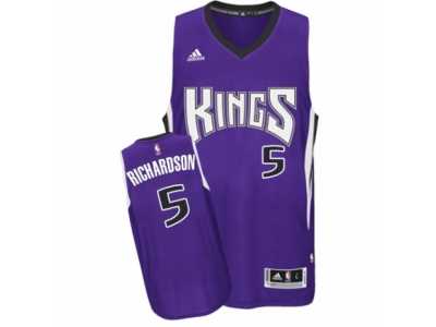 Men's Adidas Sacramento Kings #5 Malachi Richardson Swingman Purple Road NBA Jersey