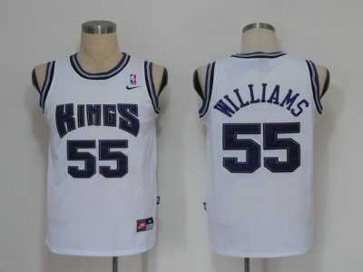 NBA Jerseys Sacramento Kings #55 Williams white