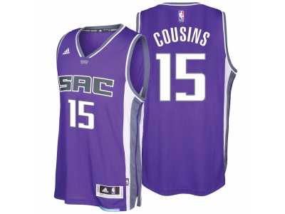 Sacramento Kings #15 DeMarcus Cousins 2016-17 Seasons Purple City Road New Swingman Jersey