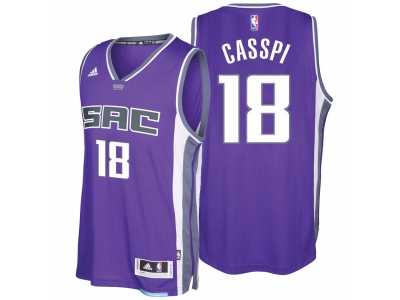 Sacramento Kings #18 Omri Casspi 2016-17 Seasons Purple City Road New Swingman Jersey