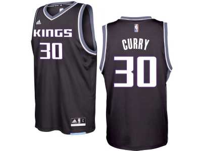 Sacramento Kings #30 Seth Curry 2016-17 Seasons Black Alternate New Swingman Jersey