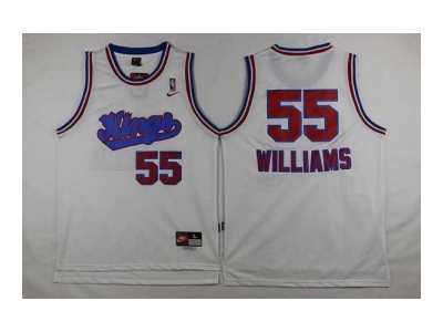 nba jersey sacramento kings #55 williams white[2016 new]