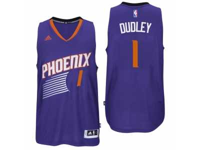 Men Phoenix Suns #1 Jared Dudley 2016 Road Purple New Swingman Jersey