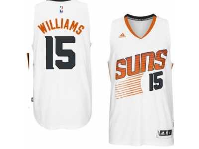Men's Phoenix Suns #15 Alan Williams adidas White Swingman Home Jersey