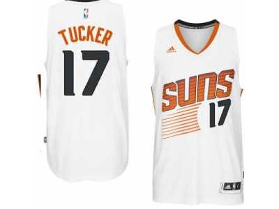 Men's Phoenix Suns #17 P.J. Tucker adidas White Swingman Home Jersey