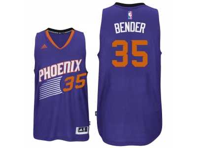 Men's Phoenix Suns #35 Dragan Bender Road Purple Swingman Jersey