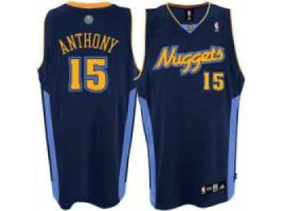 Denver Nuggets #15 Carmelo Anthony Swingman dark blue