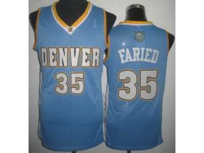 NBA Denver Nuggets #35 Kenneth Faried Light Blue jerseys(Revolution 30)