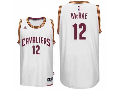 Men's Cleveland Cavaliers #12 Jordan McRae New Swingman White Home Jersey