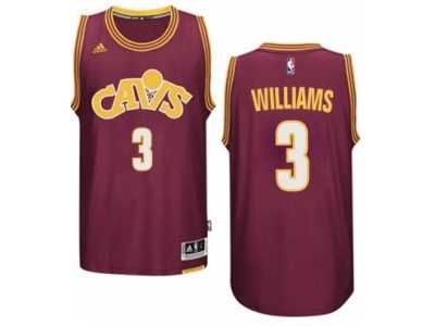 Men's Cleveland Cavaliers #3 Derrick Williams adidas Wine Hardwood Classic Swingman Jersey