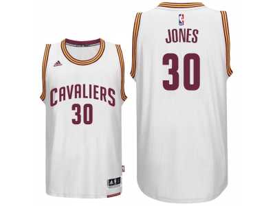 Men's Cleveland Cavaliers #30 Dahntay Jones New Swingman White Home Jersey