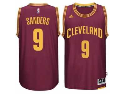 Men's Cleveland Cavaliers #9 Larry Sanders adidas Burgundy Player Swingman Road Jersey