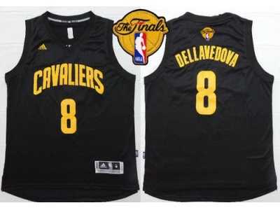 NBA Cleveland Cavaliers #8 Matthew Dellavedova Black Fashion The Finals Patch Stitched jerseys