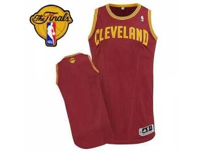 NBA Revolution 30 Cavaliers Blank Red The Finals Patch Stitched Jerseys