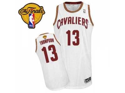 NBA Revolution 30 Cleveland Cavaliers #13 Tristan Thompson White The Finals Patch Stitched Jerseys