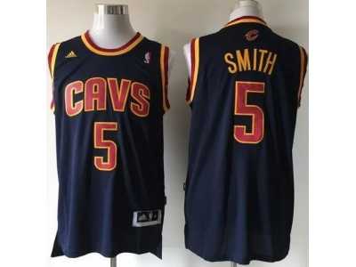 NBA Revolution 30 Cleveland Cavaliers #5 J.R. Smith Navy CavFanatic Blue Stitched Jerseys