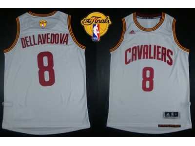 NBA Revolution 30 Cleveland Cavaliers #8 Matthew Dellavedova White The Finals Patch Stitched Jerseys