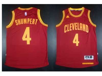 NBA Youth Revolution 30 Cleveland Cavaliers #4 Iman Shumpert Red Stitched Jerseys