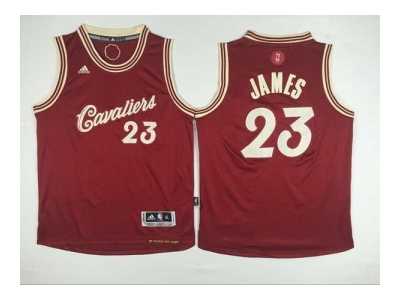 Youth nba cleveland cavaliers #23 james red[2015 Christmas edition]